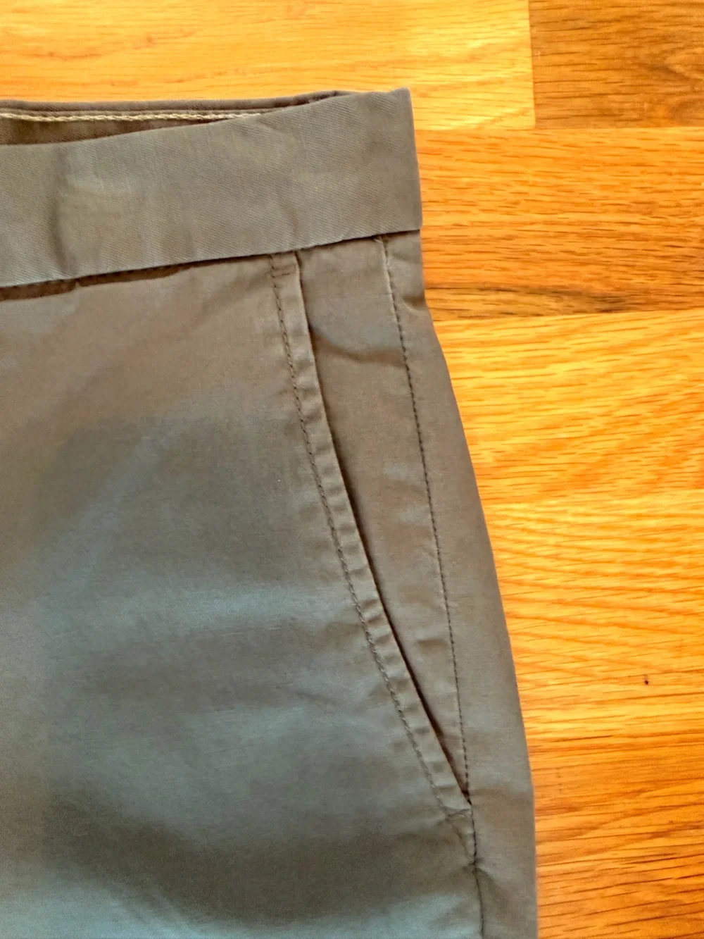 NWT Banana Republic Slim Lived-In Chino Pants Light Coffee Bean Neutral Sz 32x32